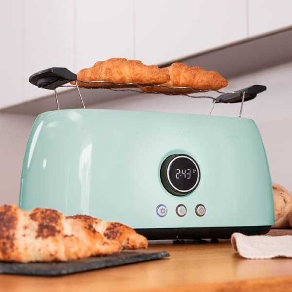 Cecotec Vertikal Brödrost Digital ClassicToast 15000 Blue Extra Dubbel