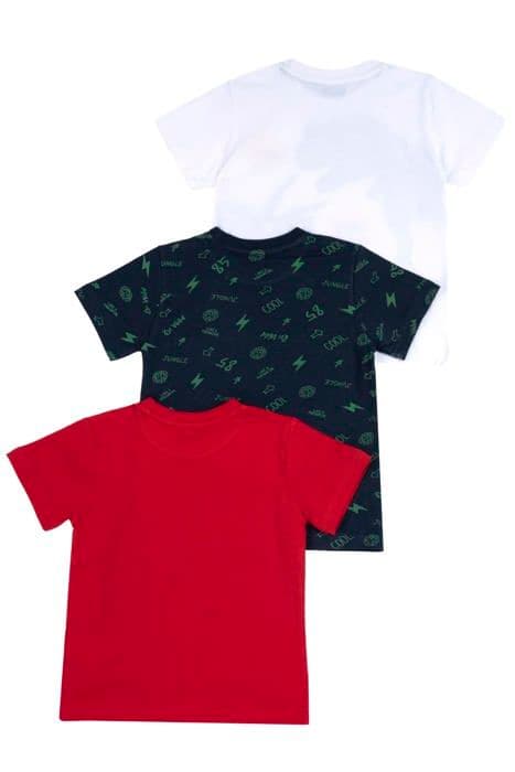 Chicco textil box set med kortärmade bomullströjor, pojke