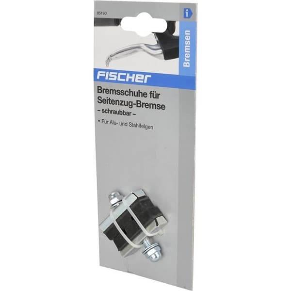 Fischer påskruvade sidobromsbelägg - svarta - TU
