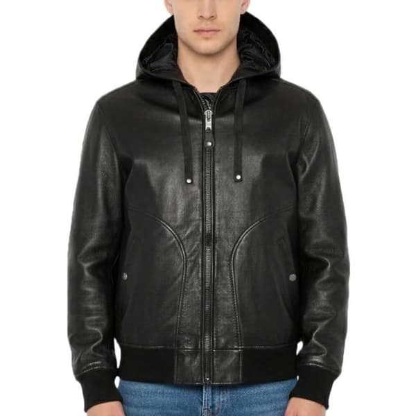 Blouson Svart Herr Schott Läder LCHOOD