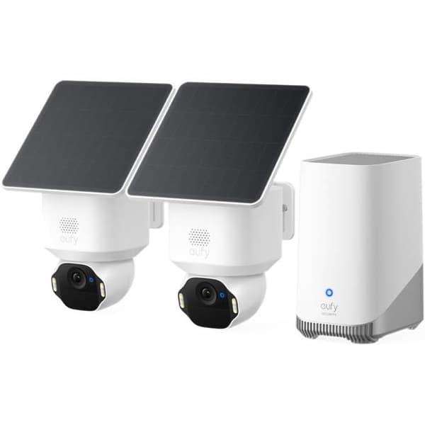 Övervakningskamera - EUFY SECURITY - SoloCam E42 - 4K UHD - Solenergi - Kit med 2
