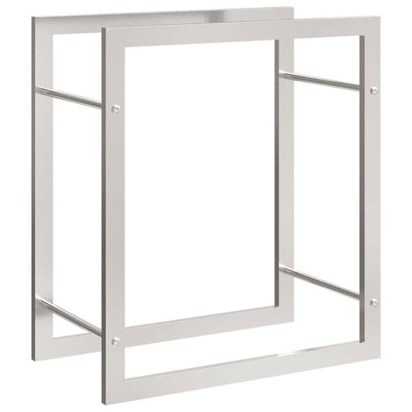 vidaXL Vedställ 50x28x56 cm Rostfritt stål 357859