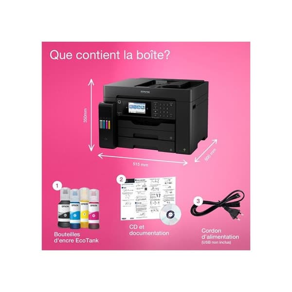 Epson EcoTank ET-16605 Multifunktionsskrivare Svart