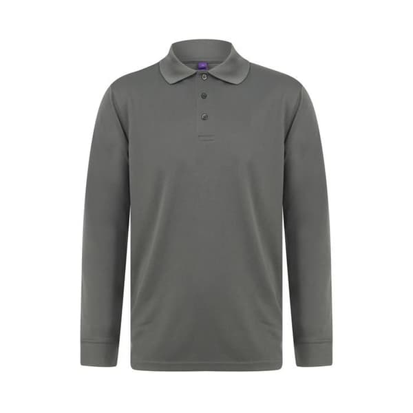 Polo Henbury Coolplus - kolgrå