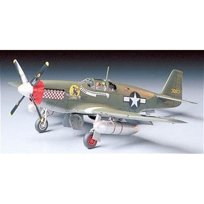 Maquette flygplan: North American P 51B Mustang