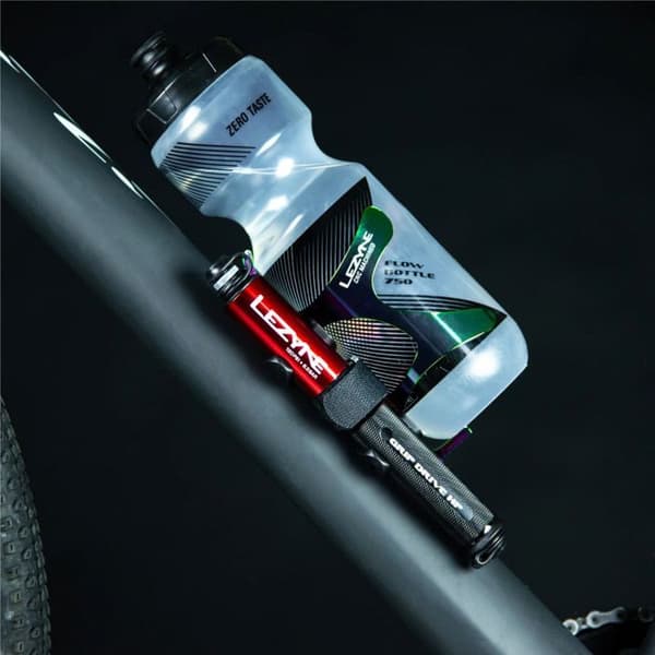 Lezyne Grip drive hk handpump - svart/vit