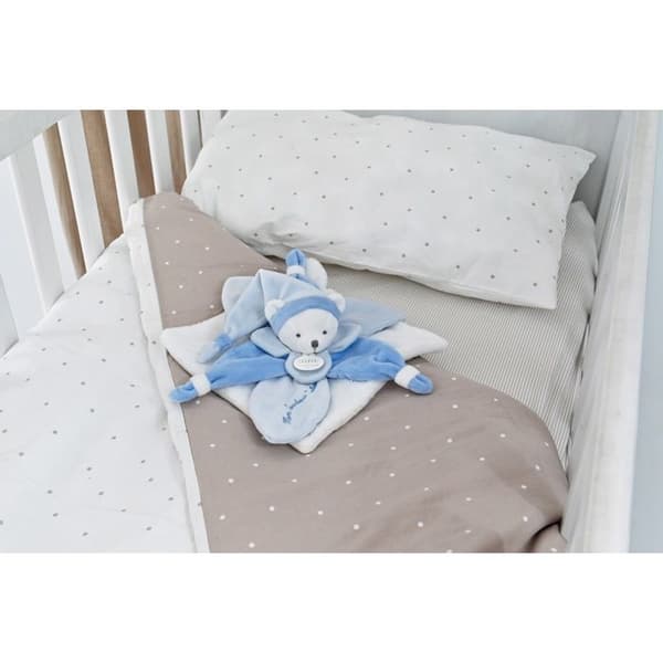 Doudou Collector blå björn 24 cm - Doudou et Compagnie