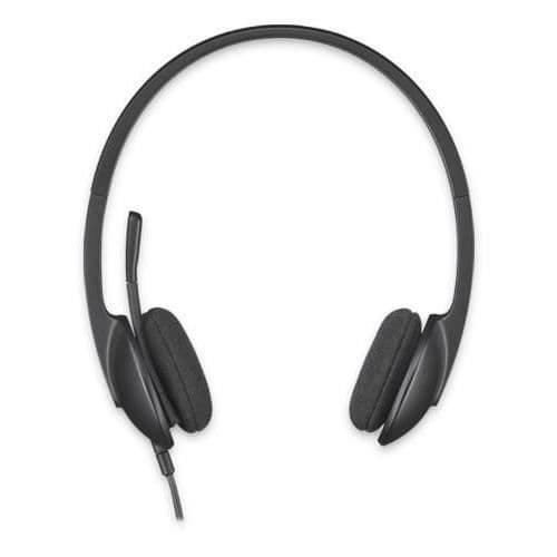 Microhörlurar USB - LOGITECH - H340 - Svart - Trådad - Över-örat