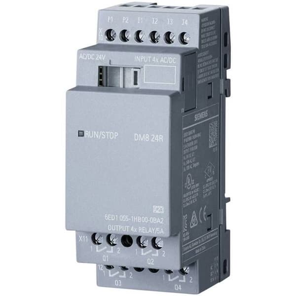 API - Siemens 6ED10551HB000BA2 LOGO! DM8 24R 0BA2 24 V/DC 1 st