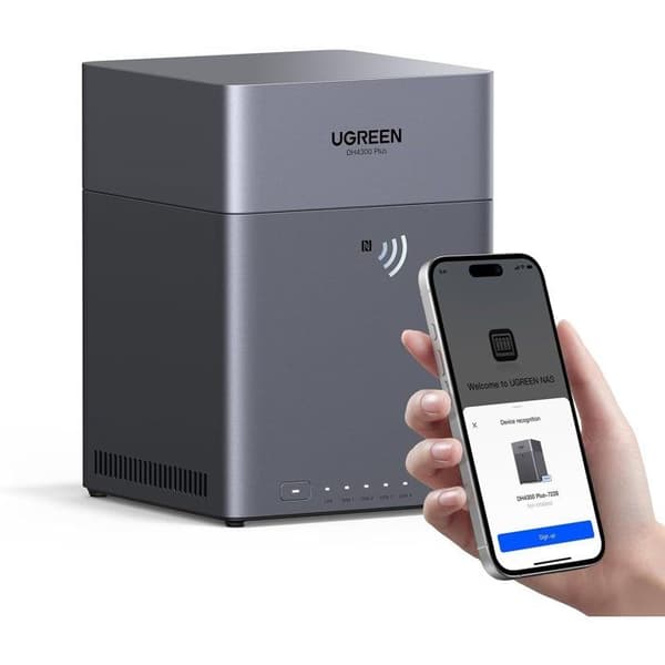 NAS-server - UGREEN - DH4300 Plus - 4 fack - 8 GB
