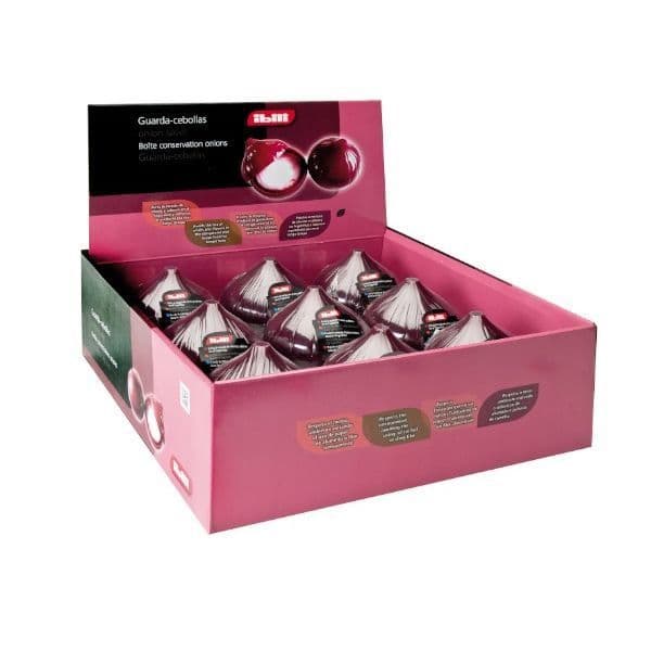 Förvaringslåda för lök - Diameter 11cm - Plast - 9-pack