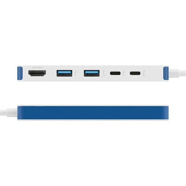 Station för bärbar dator Hyper HYPERDRIVE FLEX5 PORT USB-C HUB BLÅ