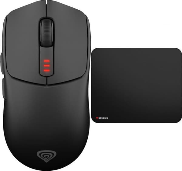 Musspel - Genesis Zircon 500 - Trådlös - 10000 DPI - 6 Programmerbara Knappar