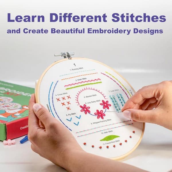 Broderikit - AZA100 - 33 Olika Punkter - Videotutorials - Kvalitetsmaterial