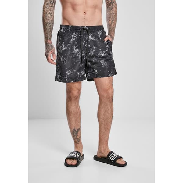 Urban Classics mönster badshorts