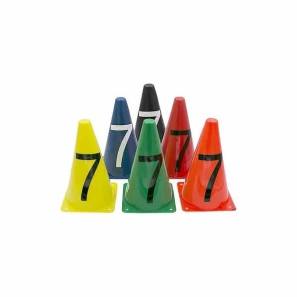 Träningskon - SOFTEE - N 7 - 23 cm - Gul - Multisport