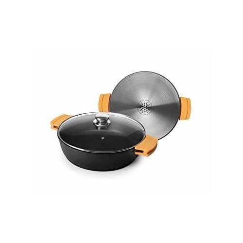 Grytan med lock - IBILI - Evolution - Aluminiumgjutning - Ø 40 cm - Svart