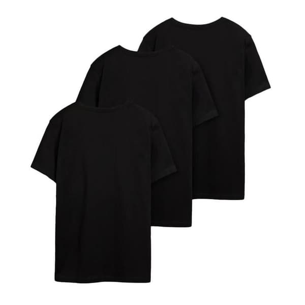 3-pack Svarta T-shirts Herr Teddy Smith Cascade