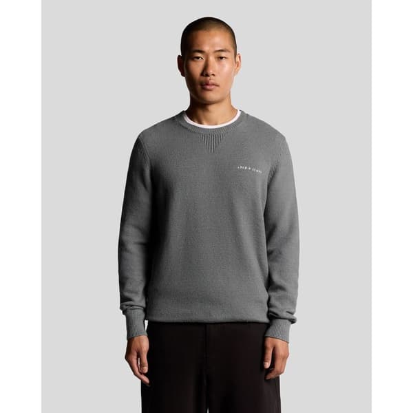 Lyle & Scott Script rundhalsad tröja