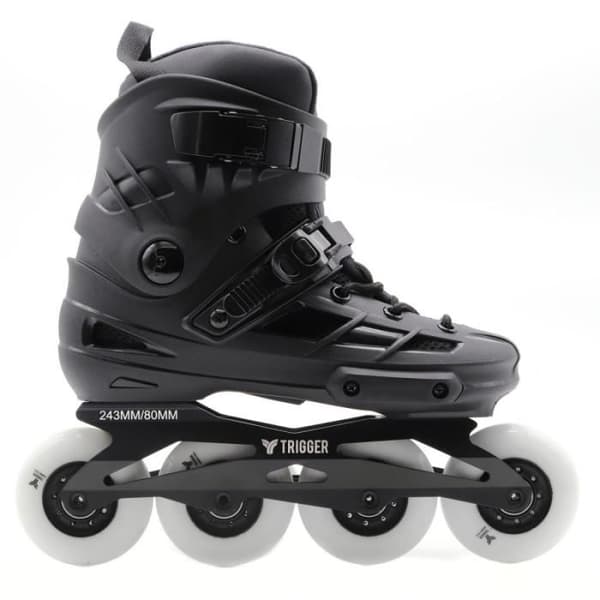 Rollers Freeskate - Trigger - Cloud Pro 80 - Svart - Hjul 80mm - ABEC 9 - Vuxen