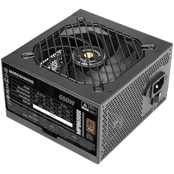 ATX PC-strömförsörjning - MARS GAMING - MPB650SI - 650W - 80Plus Brons - Extrem tystnad