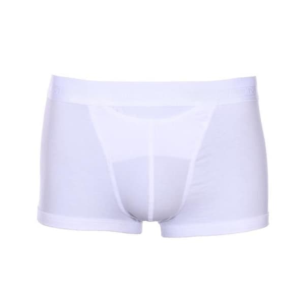 Premium Boxer HO1 - HOM - Vit - Modal och elastisk bomull - Bekvämt elastiskt midjeband