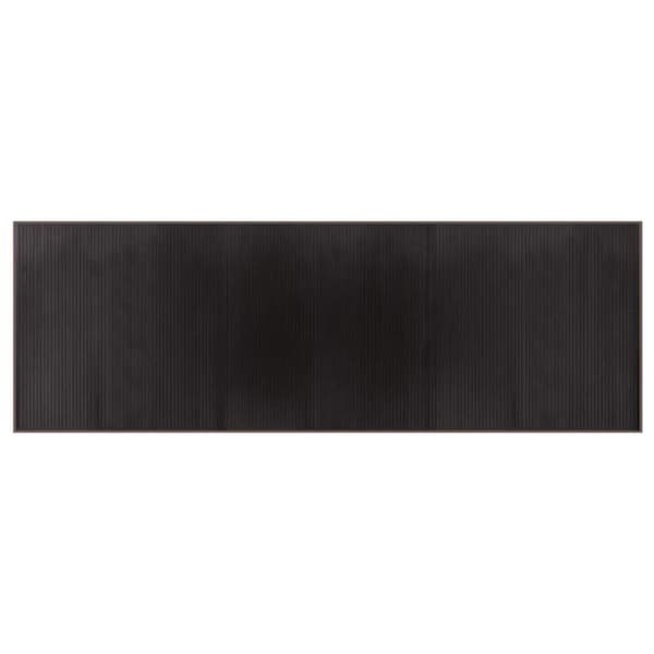 vidaXL Mörkbrun rektangulär matta 100x300 cm bambu, vardagsrumsmatta, köksmatta, rektangulär matta, matta av 376953