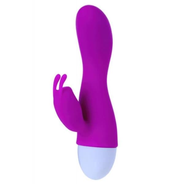 Mini rabbit vibrator 30 funktioner vattentät USB Pink