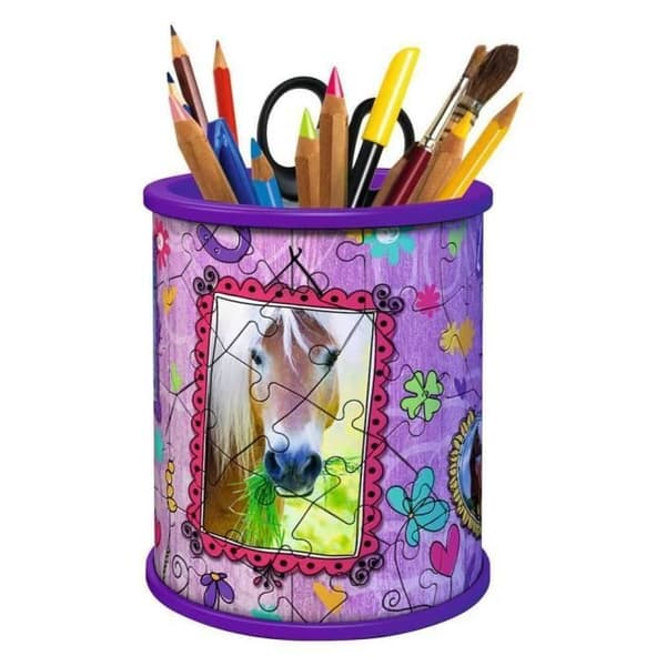 Ravensburger 3D pussel penna pot hästar 111756