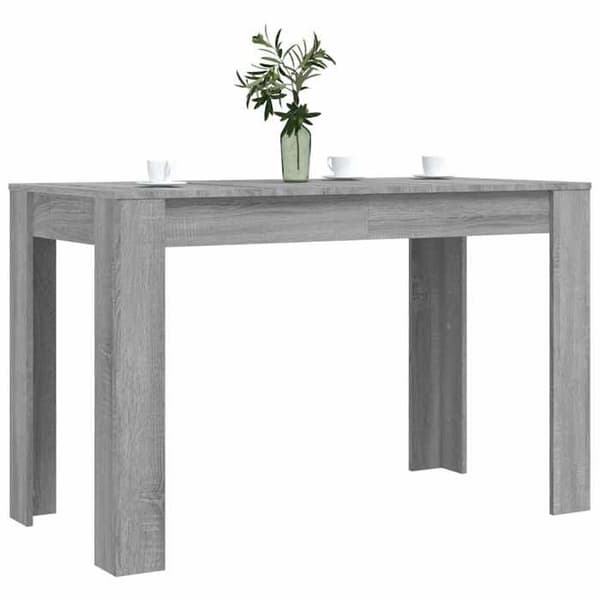 Matbord - VIDAXL - Sonoma Grå - 4 Platser - Skandinavisk Stil - Rektangulär