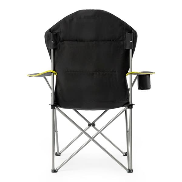 Fällbar campingstol - NILS CAMP - NC3080 - Grå-Lime - Maximal belastning 130 kg - Fällbar - Koppställ