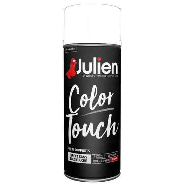 Julien satin snövit sprayfärg 400ml