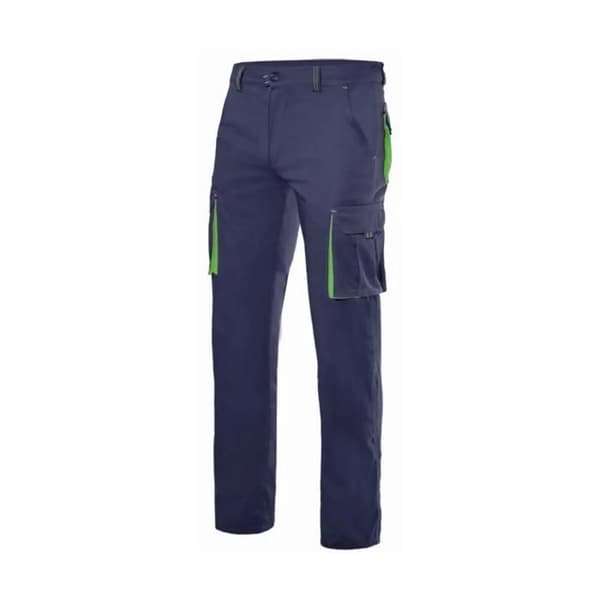 Velilla Stretch arbetsbyxor - marin/grön