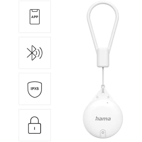 Nyckelsökare - HAMA - Var är - Bluetooth - Ljudlarm - Räckvidd 300 m