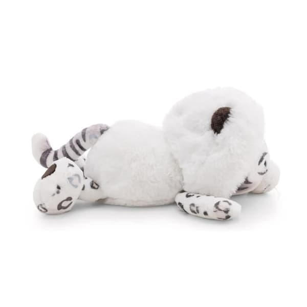 Nici Eleni Snowbell liggande snöleopard - Grå - 45 cm