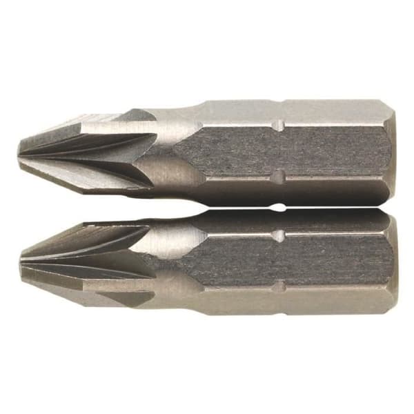 Skruvbits - SCID - PZ1 - 25 mm - Stål - Säljs i 2-pack