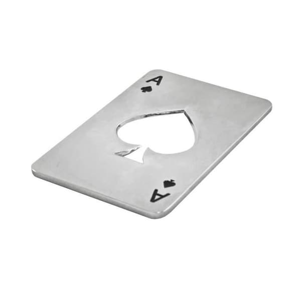 Flasköppnare - GENERISK - Spader ess - Rostfritt stål - Modern design - Kompakt