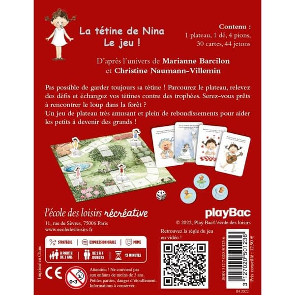 Mallette - multispelask med Ecole des loisirs - Spel