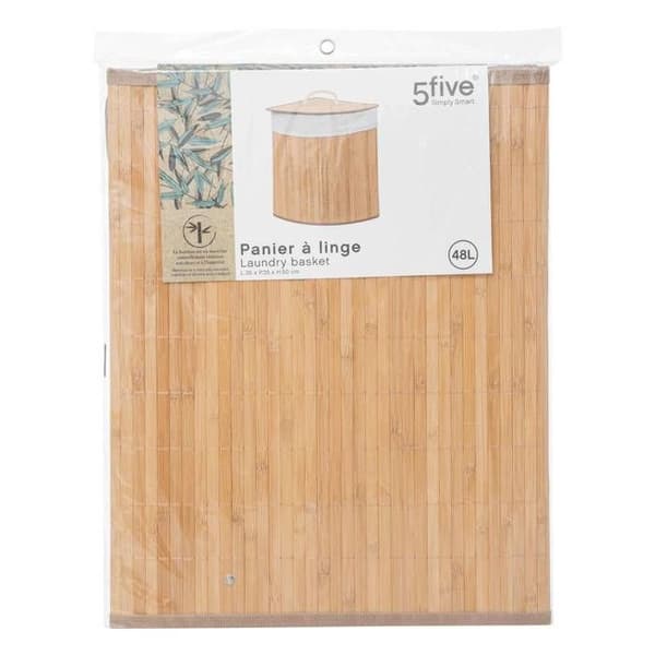 Bambu hörn tvättkorg 48L - 5 five simply smart
