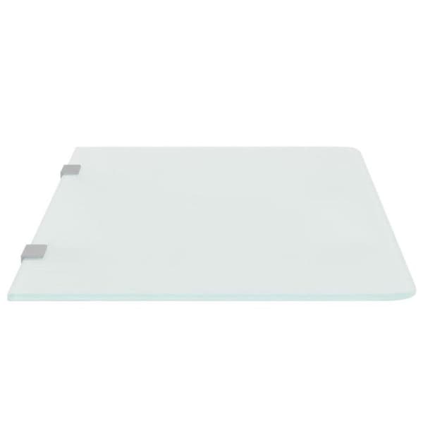 vidaXL Väggmonterad Urinal Skärm 90x40 cm Härdat glas