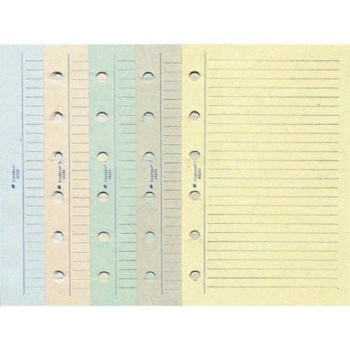 Påfyllning av ark - Exacompta - 28251 - Lined - Assorterade - 32 ark - A5