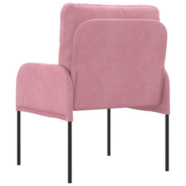 Soffa - VIDAXL - 55 cm - Rosa - Plywood - Polyester