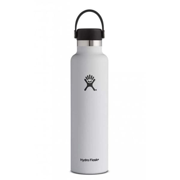 Hydro Flask - Isolerad flaska 24 oz Standard Mouth med Flex Cap - Vit