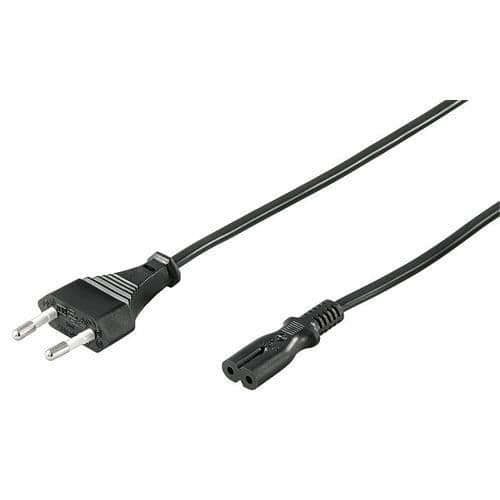 Elektrisk kabel - MICROCONNECT - PE030710 - 1 m - Typ C strömkontakt - C7-koppling