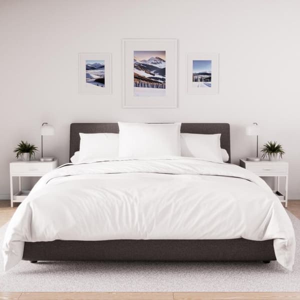Örngott av polybomull 50x75 cm PERCALE vit, av Soleil d'ocre