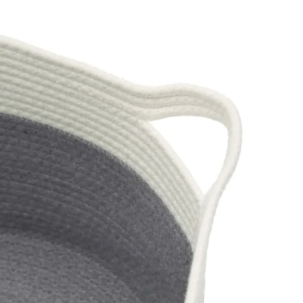Förvaringskorg - vidaXL - 51x33 cm - Grå - Modern design - Fällbar