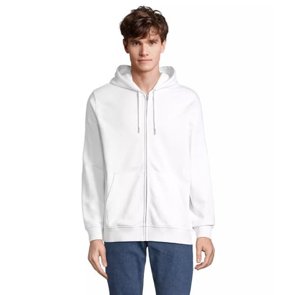 Sol's Calipso zip hoodie - vit