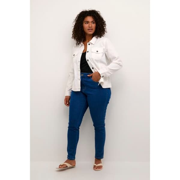 Jeansjacka dam KAFFE Curve Zena