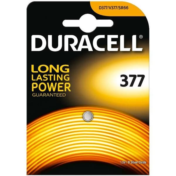DURACELL Specialbatterier Silver Oxide typ 377 x1