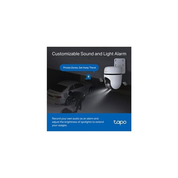 TP-Link Tapo C510W panoramisk/tiltbar utomhus Wi-Fi säkerhetskamera